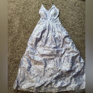 Elegant Lavender Prom Dress